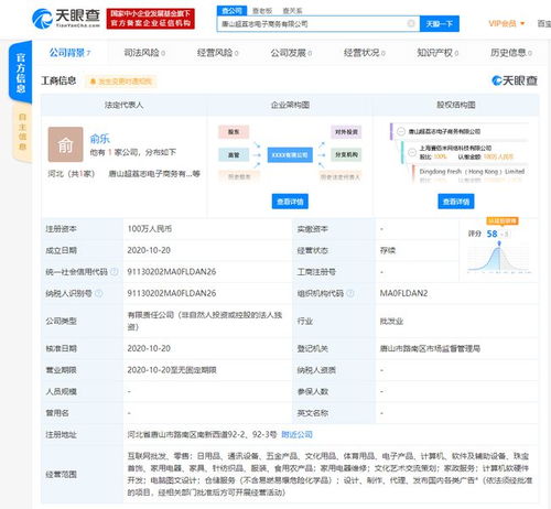 叮咚買菜進軍唐山電商市場，拓展多元化業務布局